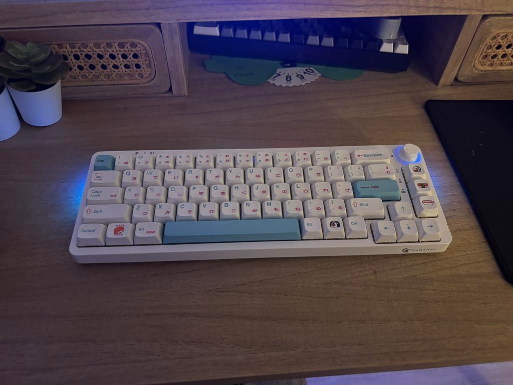 Custom Gaming Keyboard/Toetsenbord RGB, banana switches, Computers en Software, Toetsenborden, Ophalen, Gebruikt, Draadloos, Qwerty
