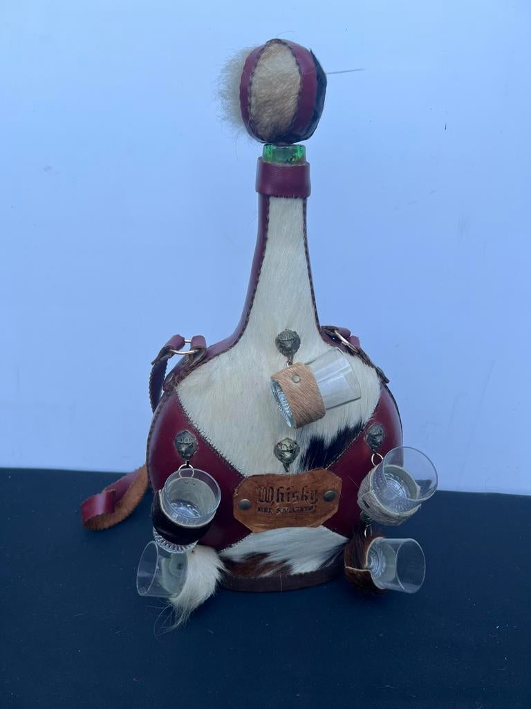 Te Koop : Vintage Whiskeykaraaf met Glazen San Marino, Ophalen of Verzenden