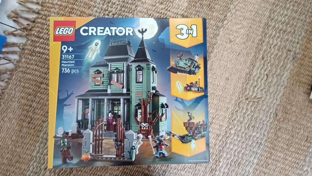 Lego Creator spookhuis spookschip spooktrein 31167, Ophalen of Verzenden, Nieuw, Complete set, Lego