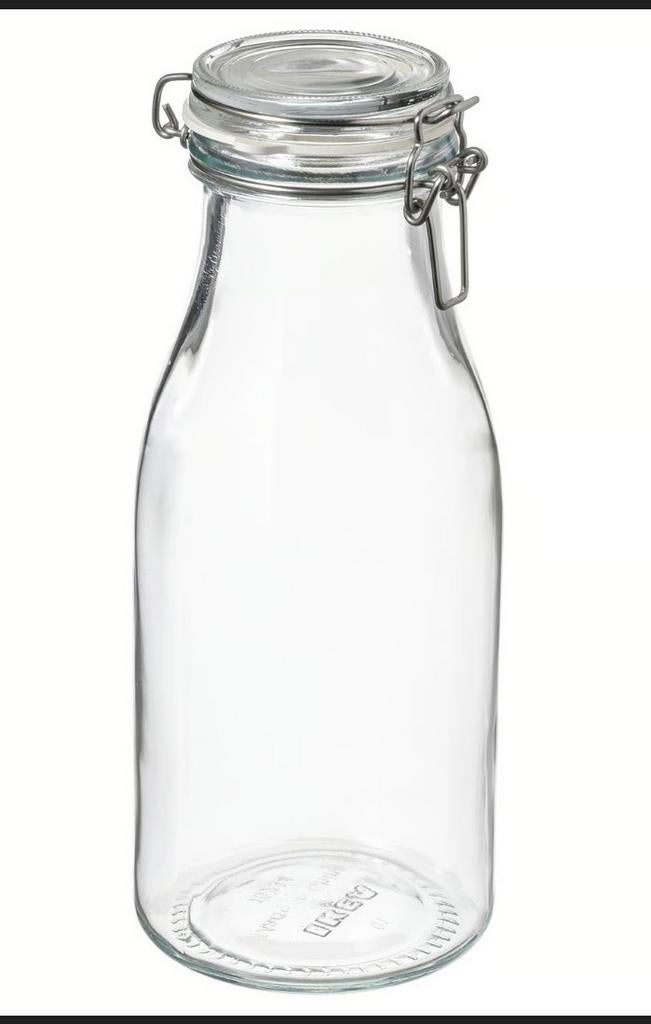 GEVRAAGD: IKEA Korken Fles 1 1/2 liter, Ophalen of Verzenden, Zo goed als nieuw