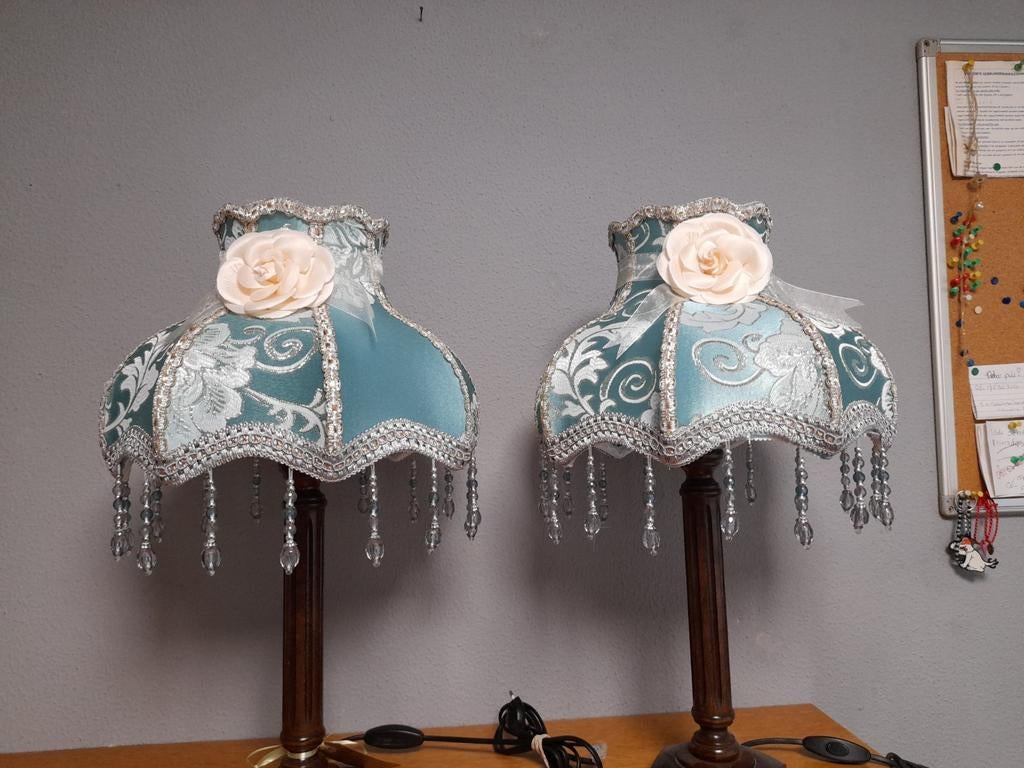 Mooie Victoriaanse lampen compleet of los te koop, Ophalen of Verzenden, Zo goed als nieuw, Minder dan 50 cm