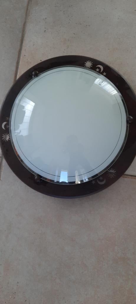 Plafondlamp Plafonnière met Sterren en Manen Decoratie, Ophalen of Verzenden, Gebruikt, Glas, Modern, Speels