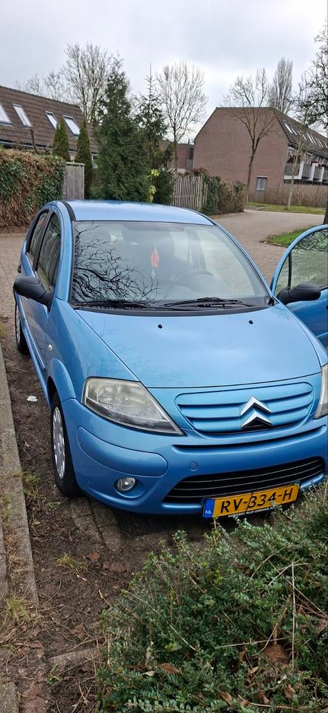 Citroën C3 1.4 I 16V 2008 Blauw met nieuwe apk, Auto's, Citroën, Particulier, C3, Airbags, Airconditioning, Centrale vergrendeling