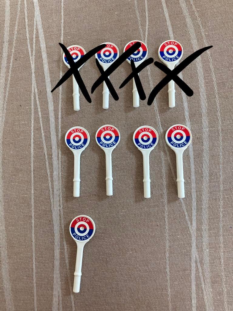 Playmobil verkeersborden, Ophalen of Verzenden, Zo goed als nieuw