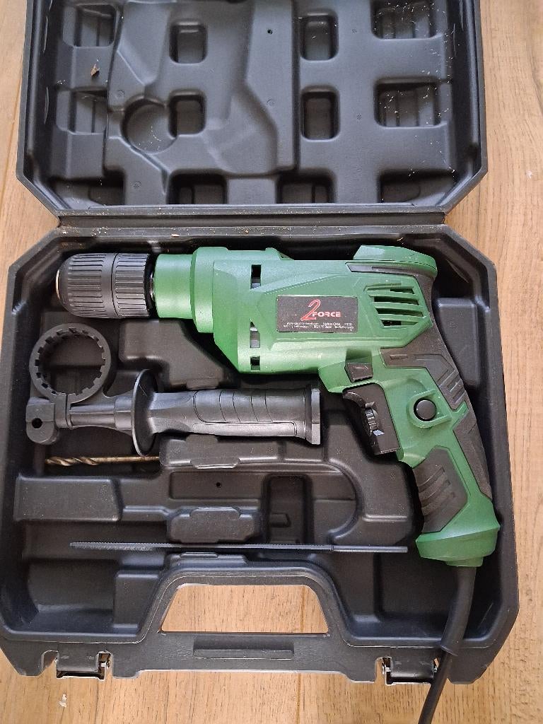 Nieuwe 2Force klopboormachine met koffer (ongebruikt), Boormachine, 600 watt of meer, Nieuw, Ophalen of Verzenden
