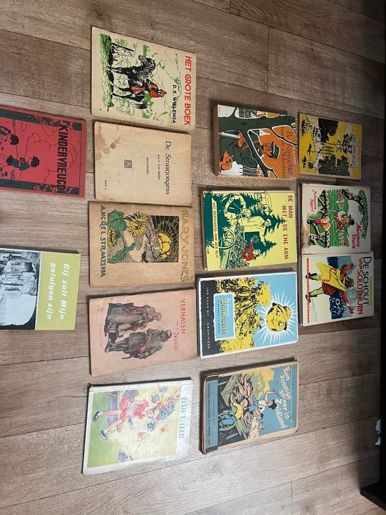 Diverse oude kinderboeken. Ongeveer 1950, Ophalen of Verzenden