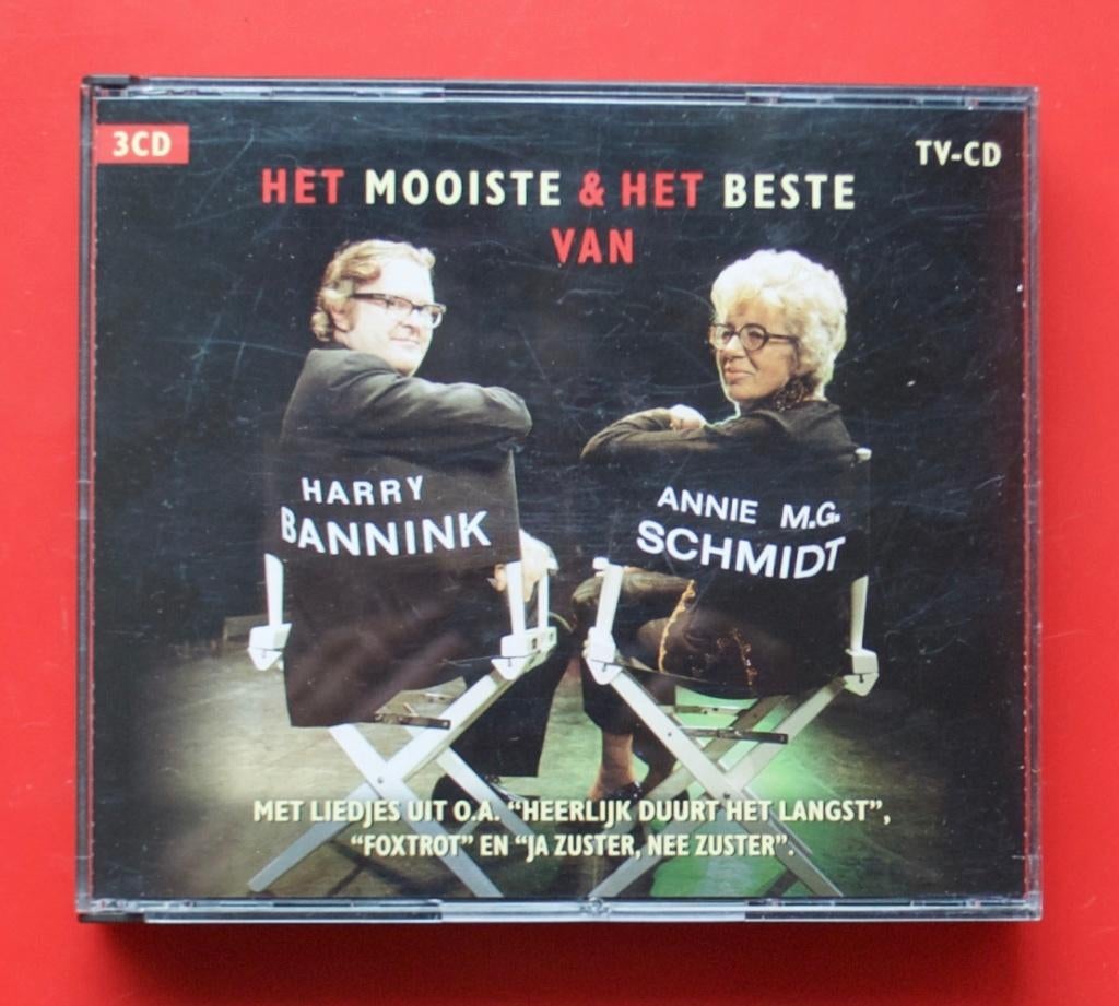 3cd Het mooiste & beste van Annie MG Schmidt & Harry Bannink, Ophalen of Verzenden, Gebruikt, Nederlandstalig