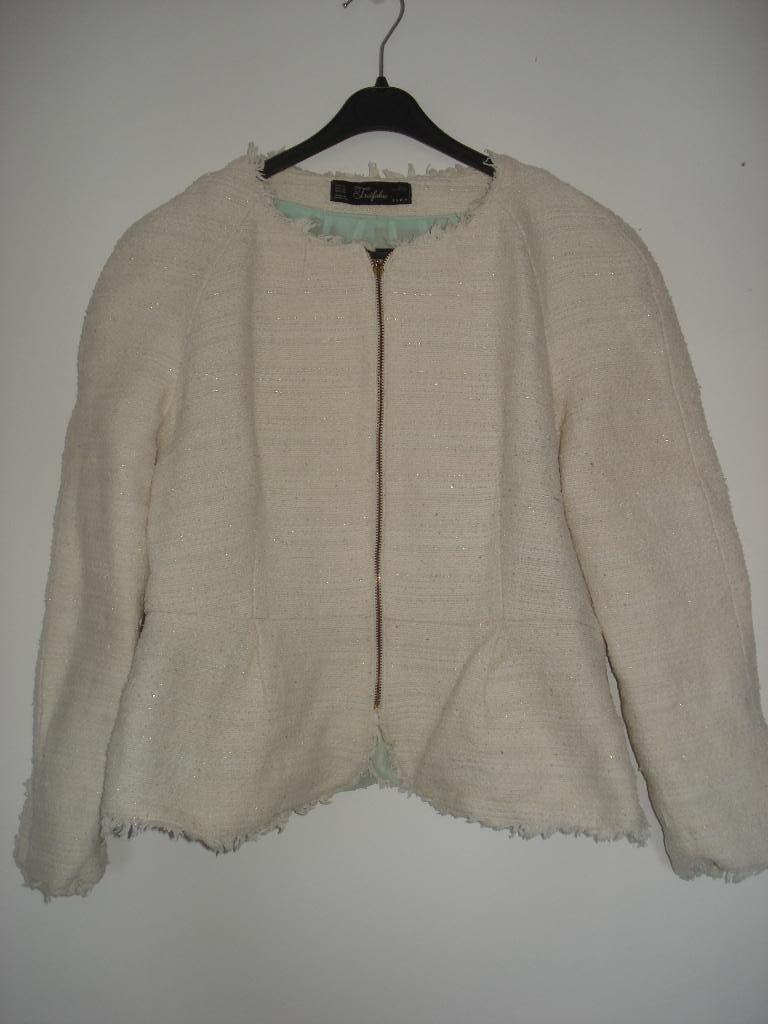 Vintage jasje Zara mt XL, Ophalen of Verzenden, Zo goed als nieuw, Maat 42/44 (L)