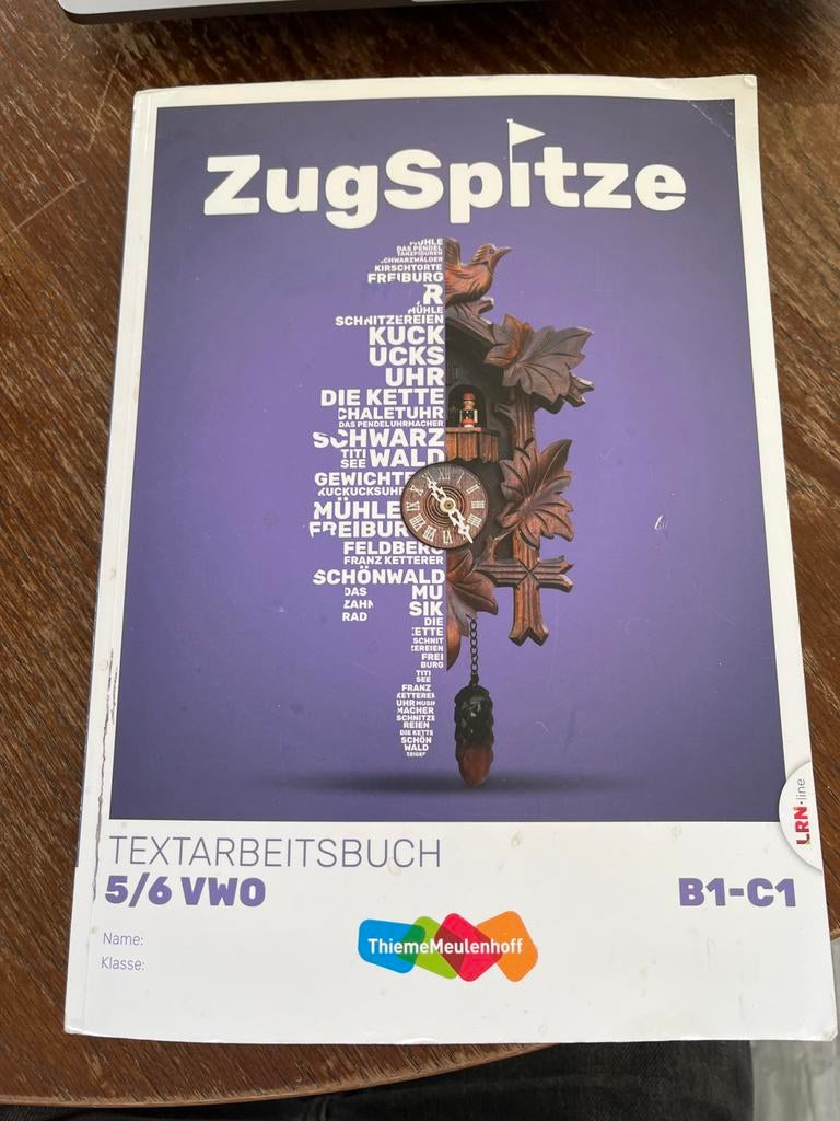 ZugSpitze Tekstarbeitsbuch 5/6 VWO B1-C1 Duits, Boeken, Ophalen of Verzenden, Alpha, Zo goed als nieuw