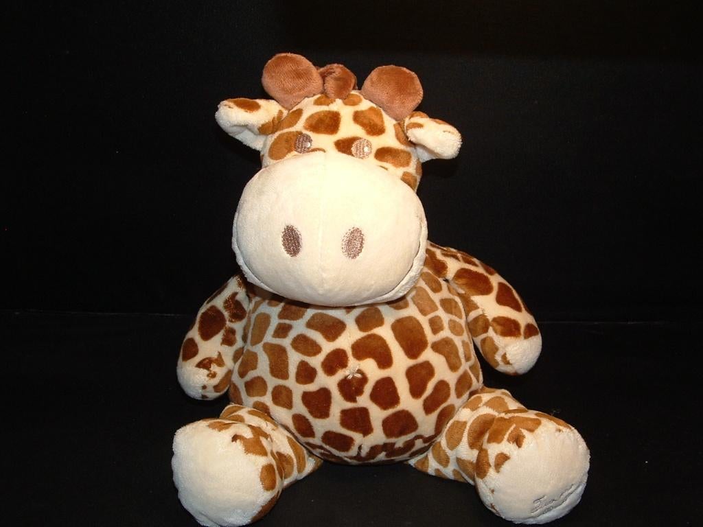 TIAMO GIRAFFE GINO VELOURS ECRU MET LICHTBRUINE VLEKJES, Ophalen of Verzenden, Nieuw, Overige typen