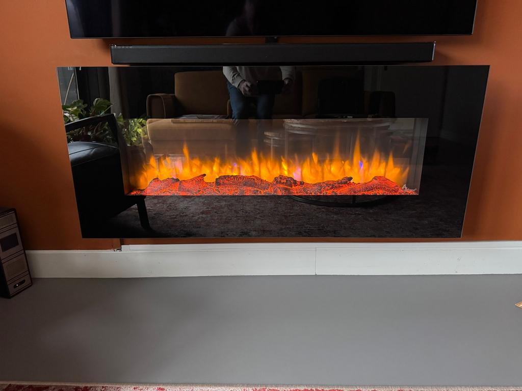 Sfeerhaard, Ophalen, Zo goed als nieuw, Hangende haard, Elektrische haard