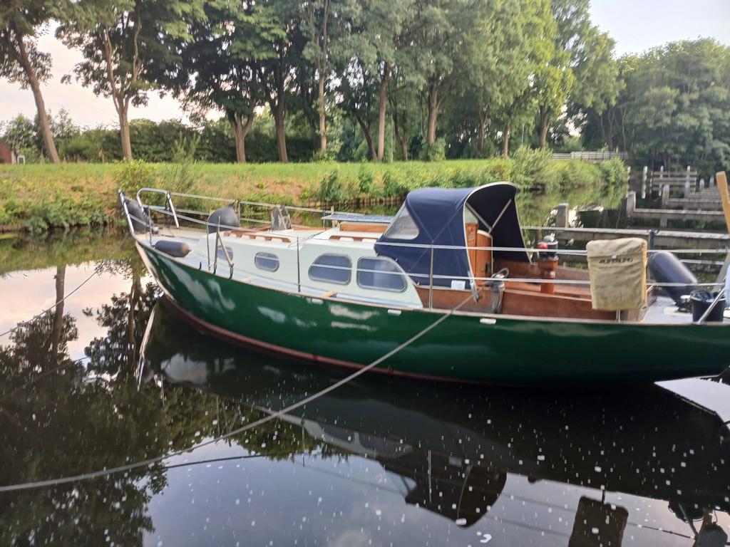 Stalen motorboot Trewes – 8,95 m – Sabb diesel – 4slaappl, Watersport en Boten, Ophalen, 10 tot 30 pk, Gebruikt, Staal