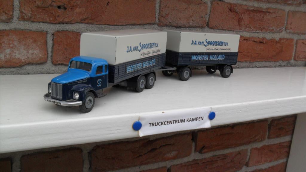 Tekno  Scania  Torpedo  van  J. A. van  Spronsen., Ophalen of Verzenden, Zo goed als nieuw, Bus of Vrachtwagen, Tekno