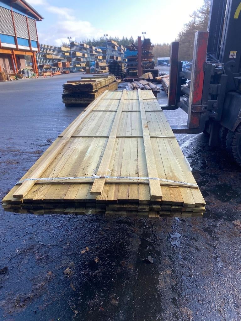 Vuren panlat, groen geimpregneerd 22x50 420cm Nr. 672, Ophalen, Nieuw, Minder dan 180 cm, Balken