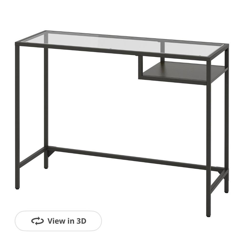 IKEA VITTSJÖ laptop / console table – very good condition, Ophalen, Zo goed als nieuw