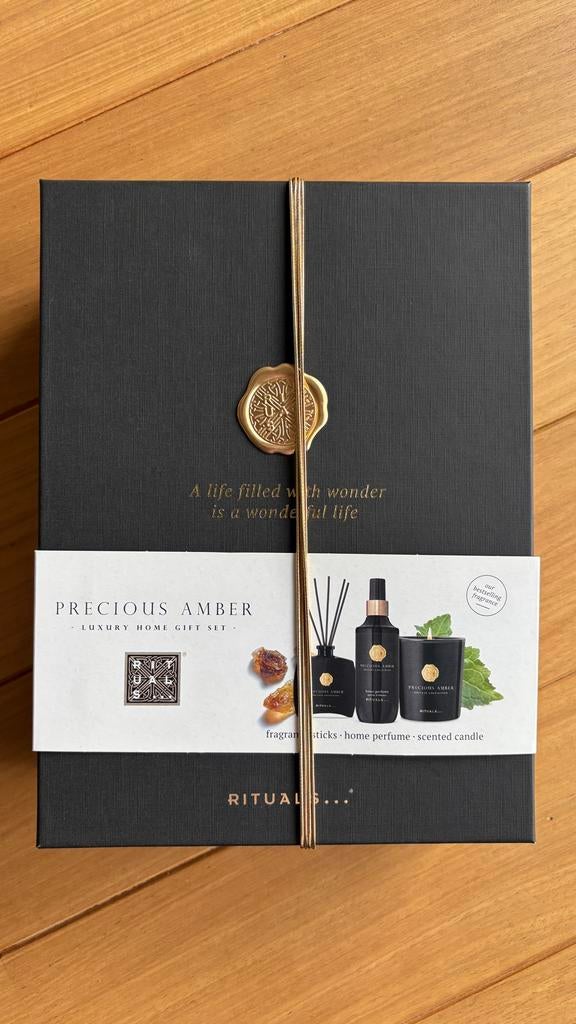 Rituals Precious Amber Gift Set L - Luxe Geurbeleving, Ophalen, Nieuw, Zwart