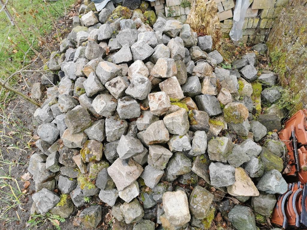 keien, Ophalen, Gebruikt, Graniet, Antraciet