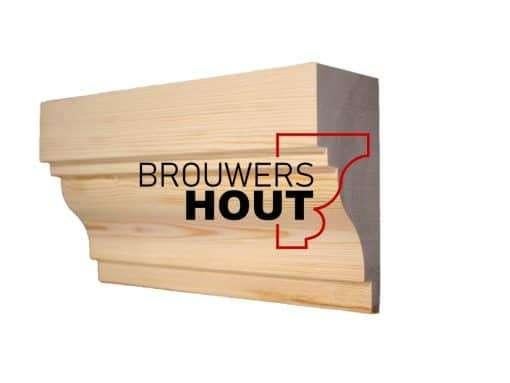 Grenen gootlijst GG001-115 56x115mm. Kijk in onze webshop!, Ophalen, Nieuw, Hout, Minder dan 3 meter