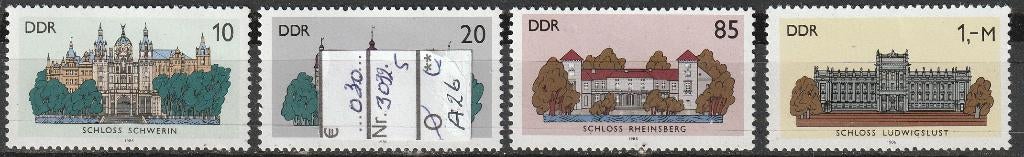 DDR Burcht en Slot Michel 3032-5 Nr.A26p, Verzenden, DDR, Postfris
