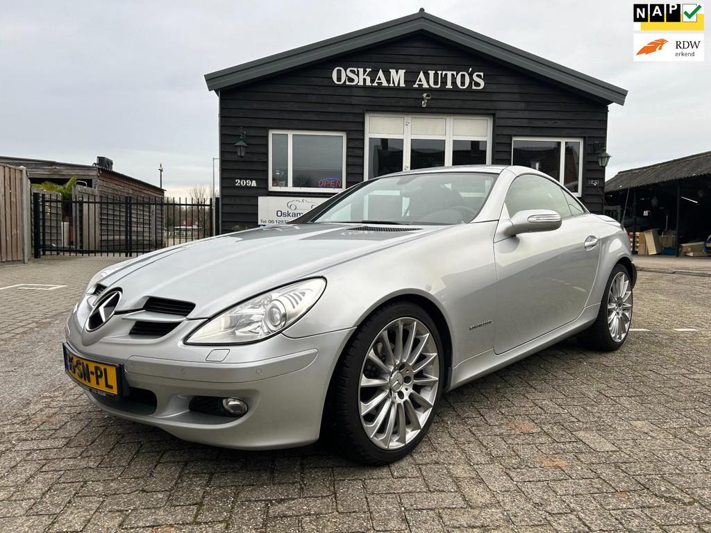 Mercedes-Benz SLK-klasse 200 K NL-auto org. 89.561 km Automa, Automaat, Achterwielaandrijving, Gebruikt, Zwart