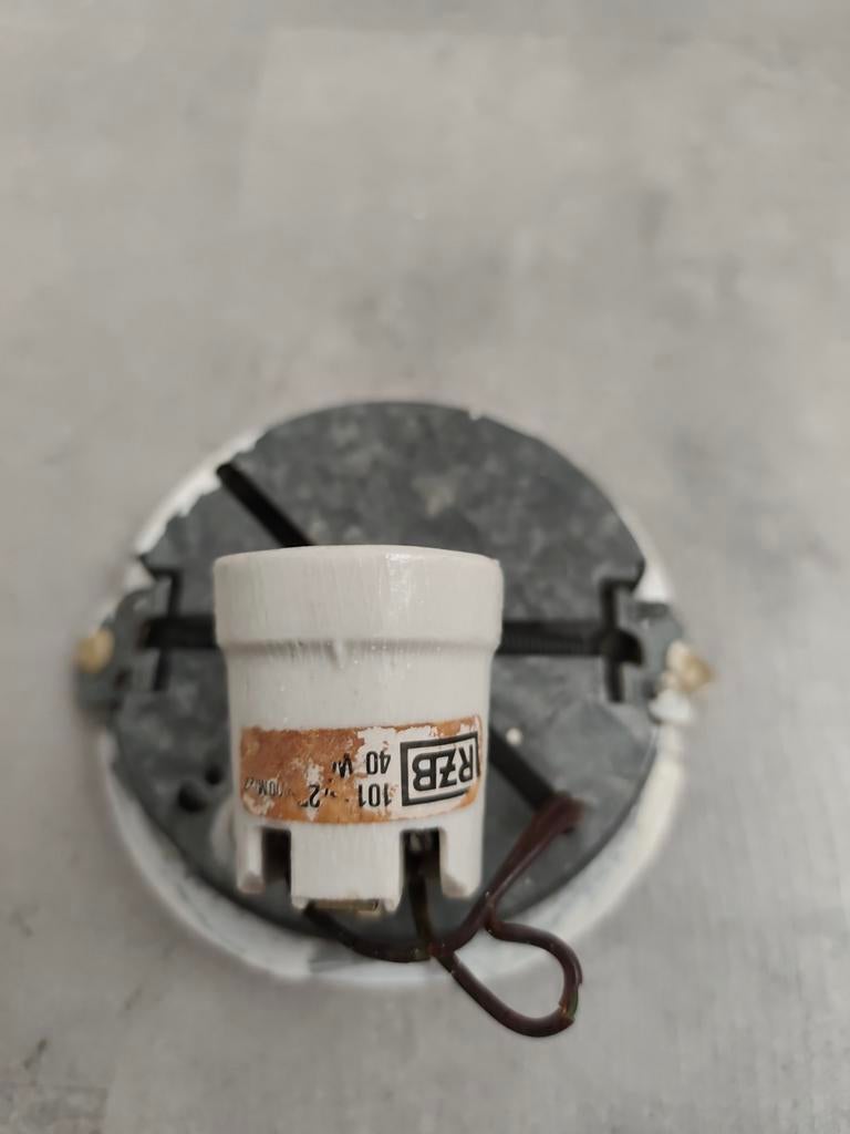 Vintage RZB 'Bullseye' Plafondlamp Jaren '60-'70, Ophalen of Verzenden