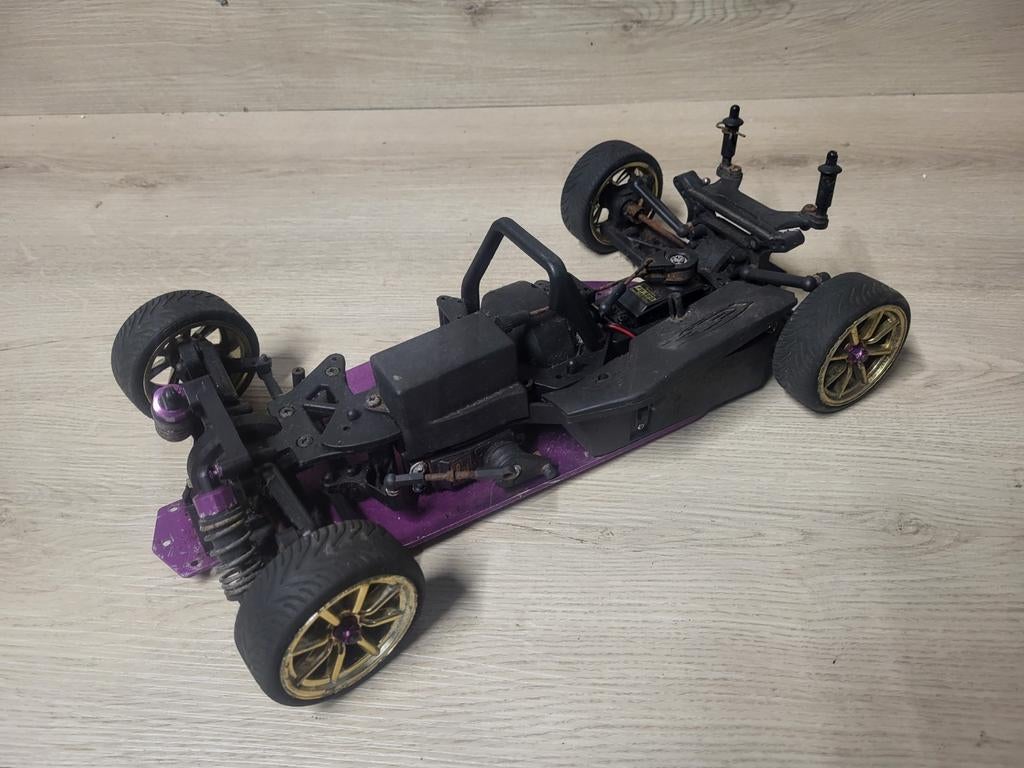 Hpi rs4 chassis 1/10, Ophalen of Verzenden, Zo goed als nieuw, Auto onroad, Nitro