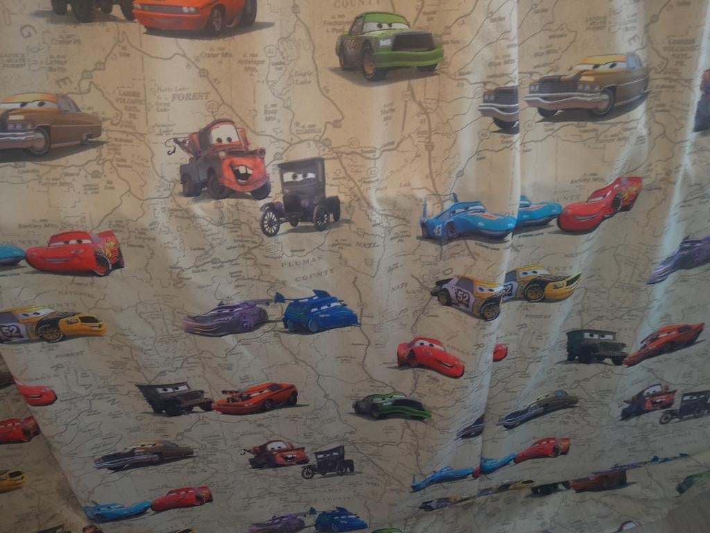 Cars gordijn, Ophalen of Verzenden