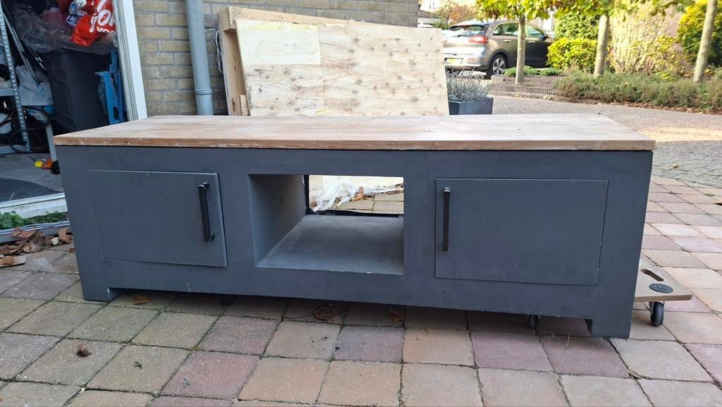 Tv meubel, Ophalen, Gebruikt, 150 tot 200 cm, Minder dan 100 cm