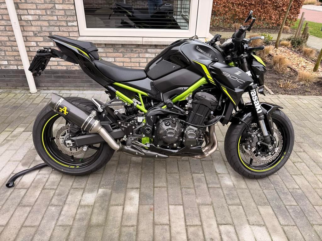 Kawasaki Z900 Arrow uitlaat met carbon hitteschild, Ophalen of Verzenden, Gebruikt