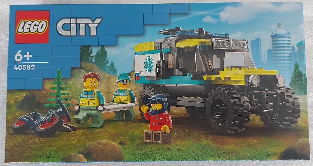 40582 Lego 4x4 Terreinambulance redding (MISB), Ophalen of Verzenden, Nieuw, Complete set, Lego