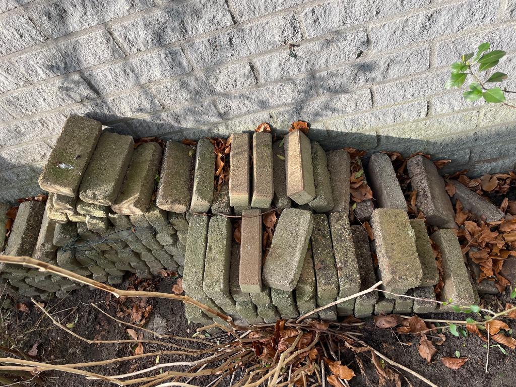 klinkers 20x7,5x5, Ophalen, Gebruikt, Klinkers, Minder dan 5 m²