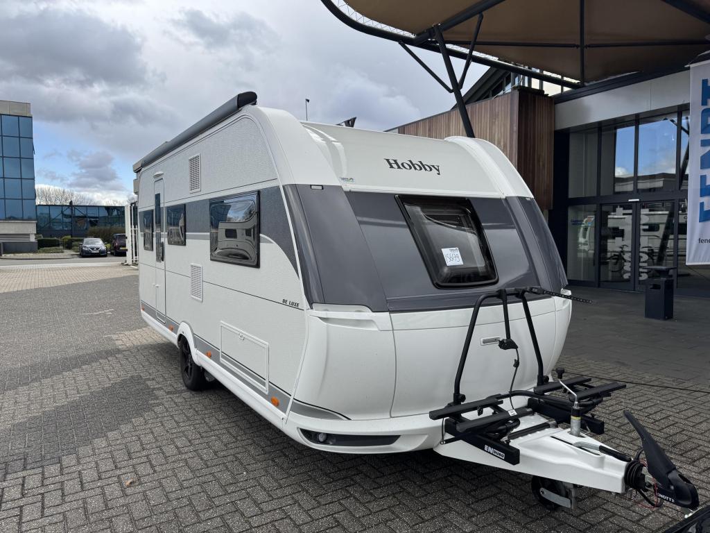 Hobby De Luxe 495 UL 2025 Mover,Airco,Luifel!!, Caravans en Kamperen, Caravans, Standaardzit, Hobby, Overige typen, Bedrijf