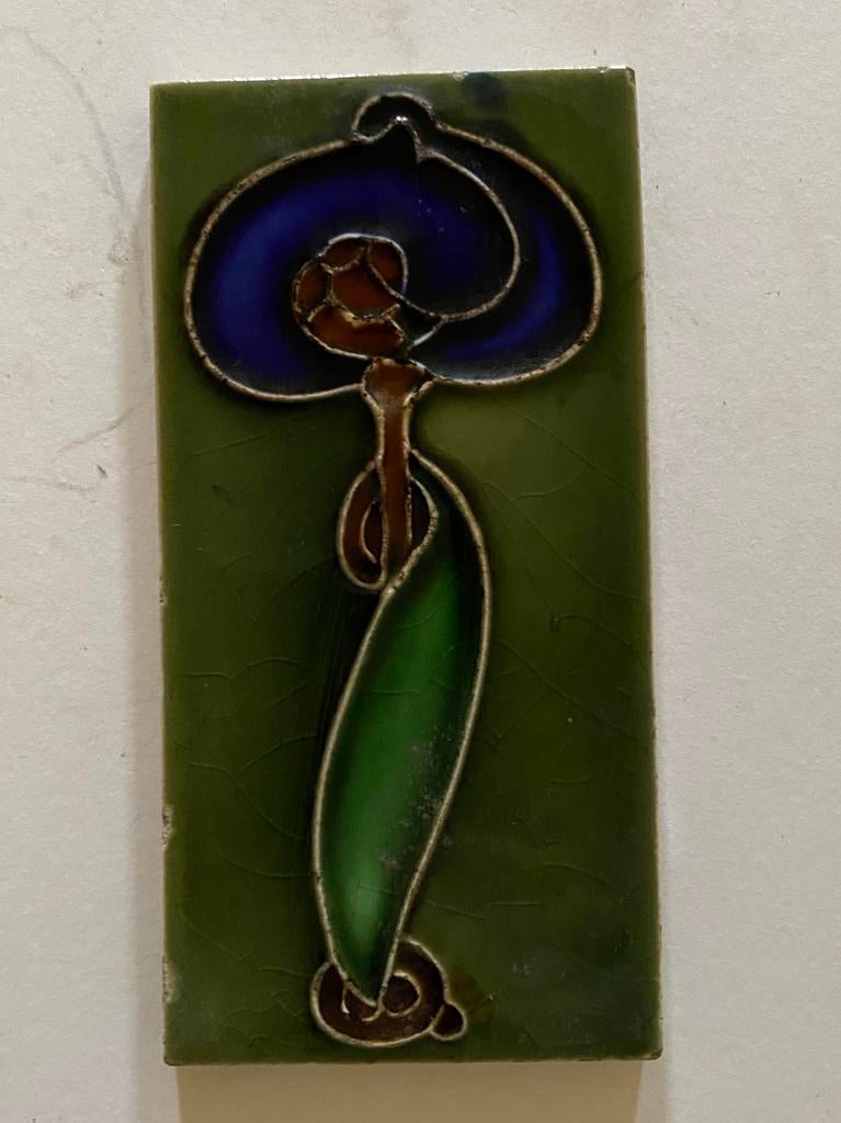 Art Nouveau wandtegels, Antiek en Kunst, Antiek | Wandborden en Tegels, Ophalen of Verzenden