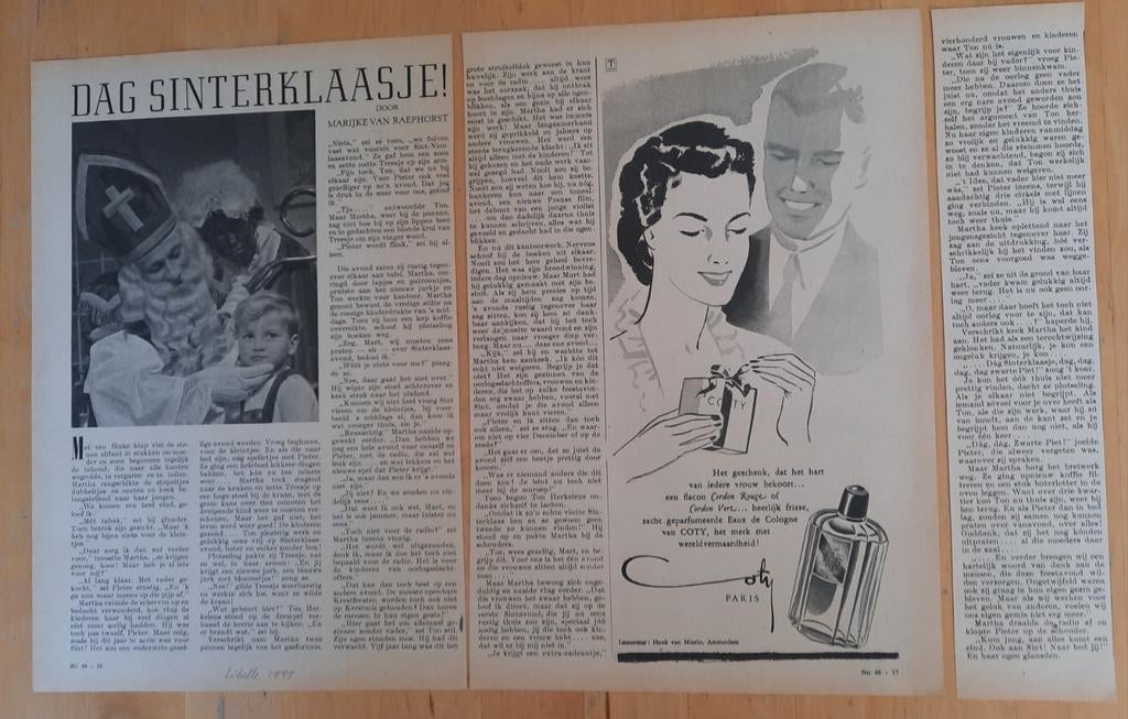 Dag Sinterklaasje! - Libelle 1949, Ophalen of Verzenden, 1940 tot 1960, Nederland, Tijdschrift