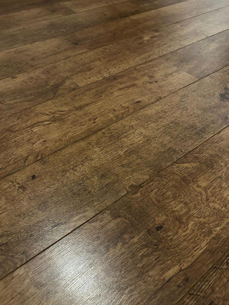 Gebruikte eiken vloer 32m² - op te halen, Gebruikt, Bruin, 25 tot 50 m², Ophalen