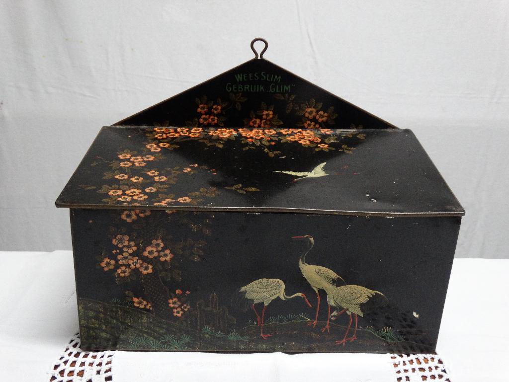 Wees Slim Gebruik ,,Glim" Oud Blik, Verzamelen, Blikken, Ophalen of Verzenden, Zo goed als nieuw, Overige, Overige merken