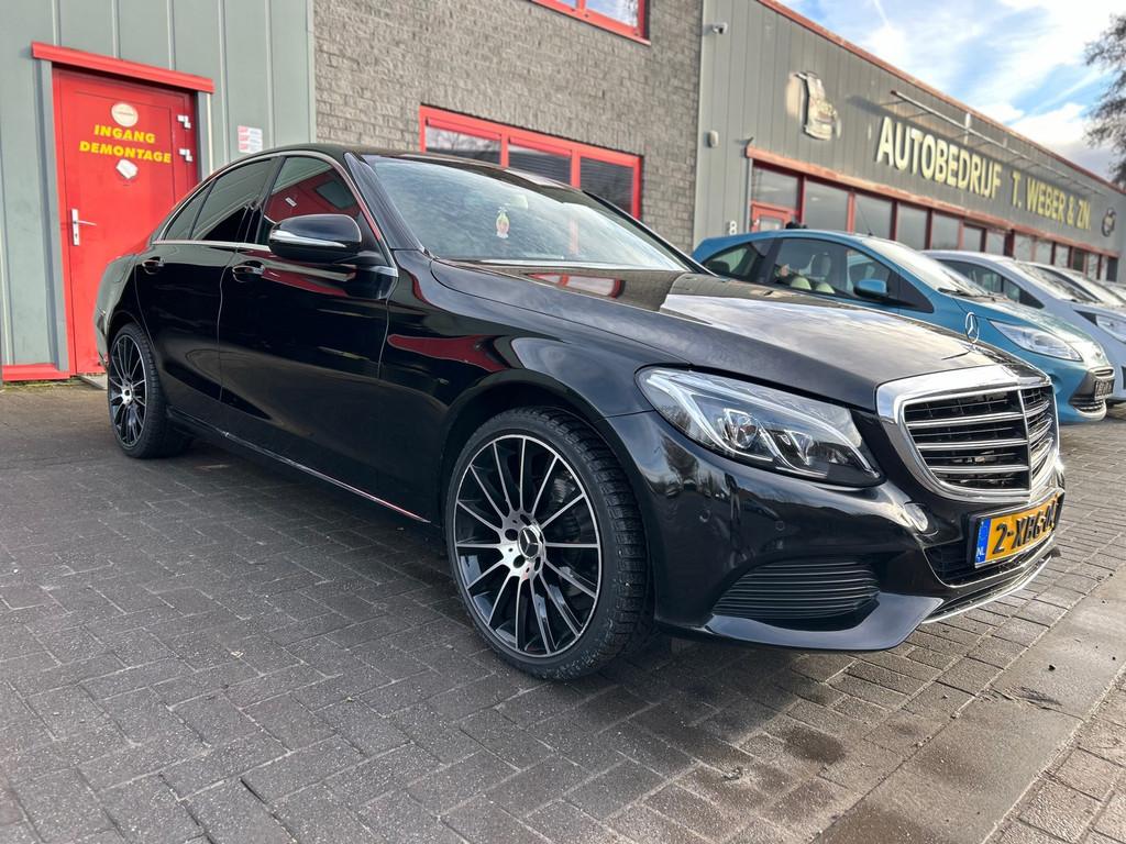 Mercedes-Benz C-klasse 180 Ambition Comfort, Zwart, Bedrijf, Sedan, C-Klasse