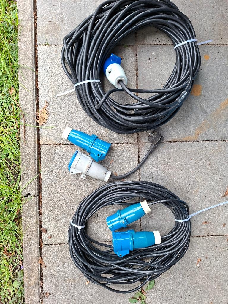 Stroomkabel, Ophalen, Gebruikt