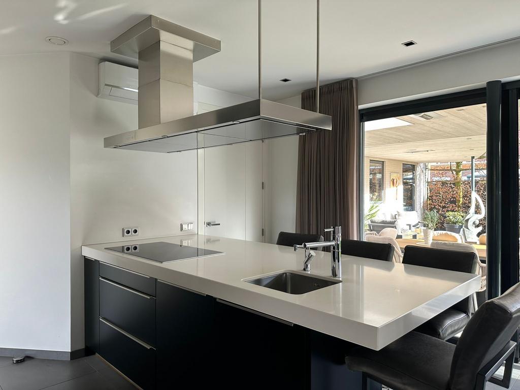 Luxe Composiet Keukenblad met Bosch Inductie & Quooker, Ophalen, Gebruikt