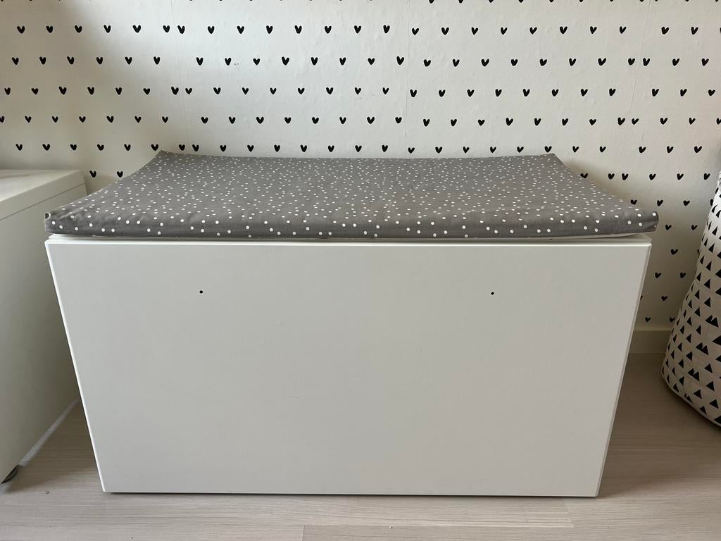 Ikea Stuva bank met opberglade (dekenkist) met kussen, Ophalen, Zo goed als nieuw, 50 tot 100 cm, Minder dan 50 cm
