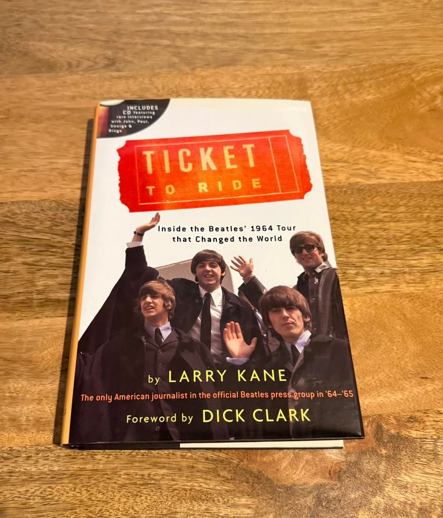 The Beatles - Ticket to Ride by Larry Kane Book, Boeken, Ophalen of Verzenden, Zo goed als nieuw