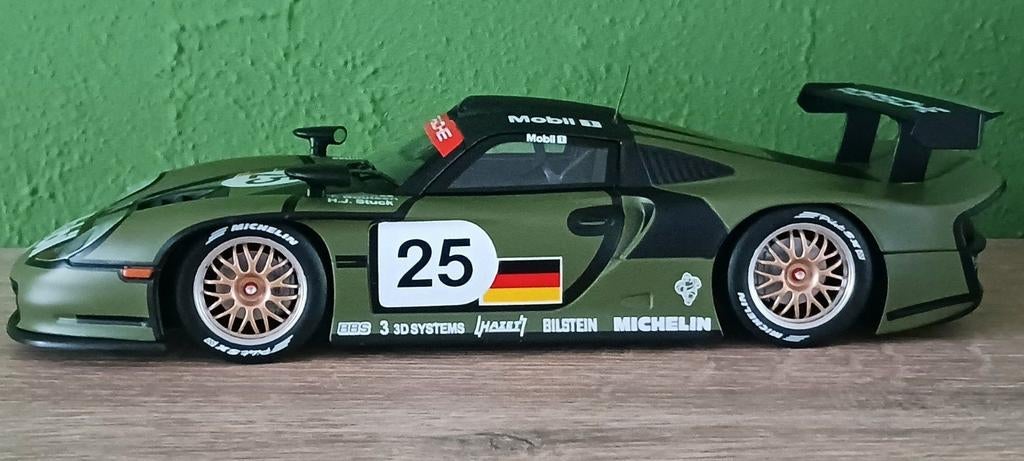Porsche dtm groen, Hobby en Vrije tijd, Modelauto's | 1:24, Overige merken, Werk 83, Auto, Nieuw