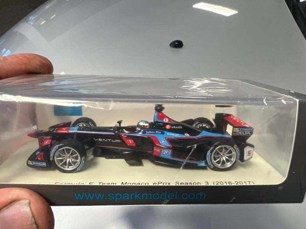 Sparkmodel Venturi Formula E Team Monaco ePrix Season 3, Ophalen of Verzenden, Nieuw, Auto, Overige merken