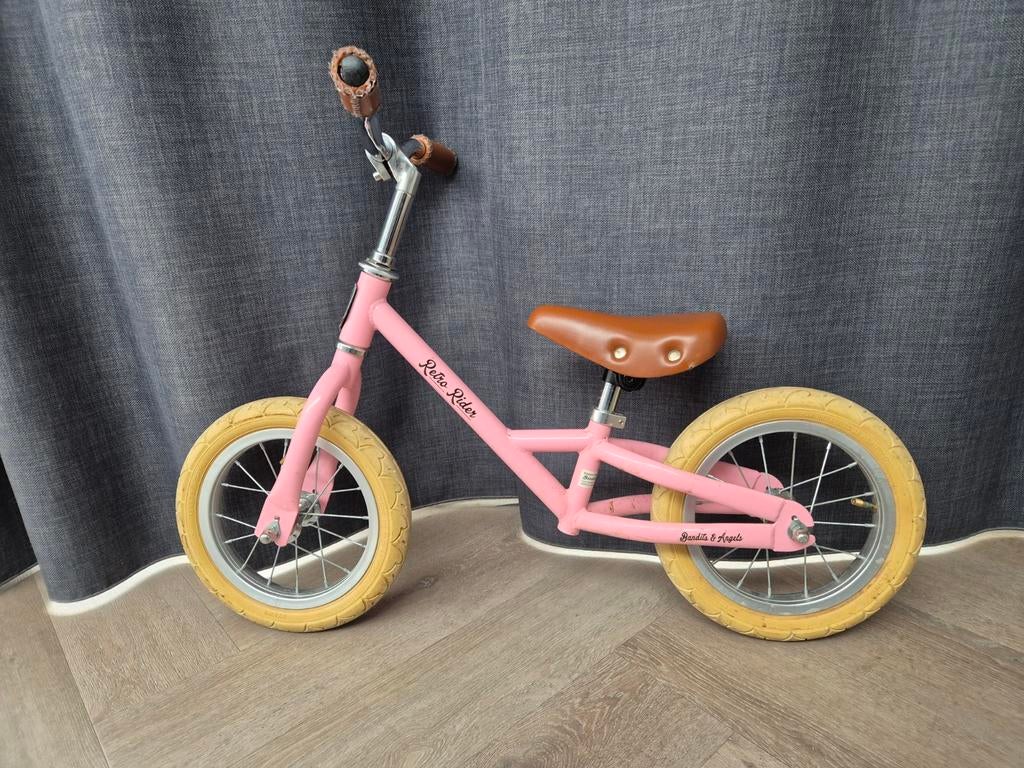 Retro Rider roze loopfiets Bandits & Angels, Ophalen, Gebruikt, Loopfiets