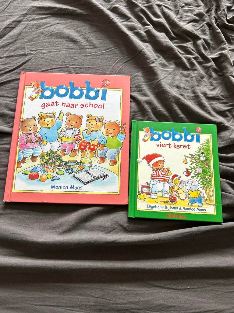 2 Bobbi boeken: Bobbi gaat naar school en Bobbi viert kerst, Ophalen of Verzenden, Gelezen, Fictie algemeen