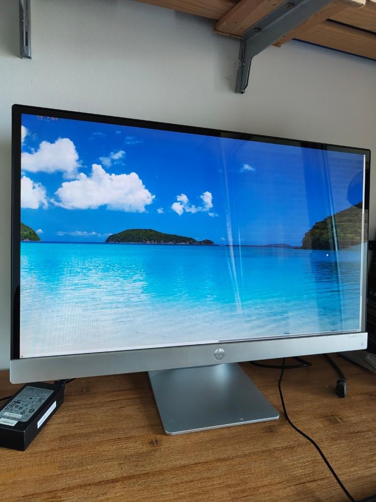 HP Pavilion 27 inch, Computers en Software, IPS, Kantelbaar, Full HD, Zo goed als nieuw