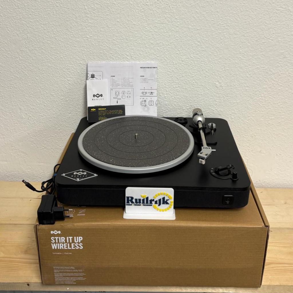 House of Marley Stir It Up bt Platenspeler - Zgan, Audio, Tv en Foto, Ruilrijk, Zo goed als nieuw, Info@ruilrijk.nl, Neerstraat 60, 6041 KD Roermond