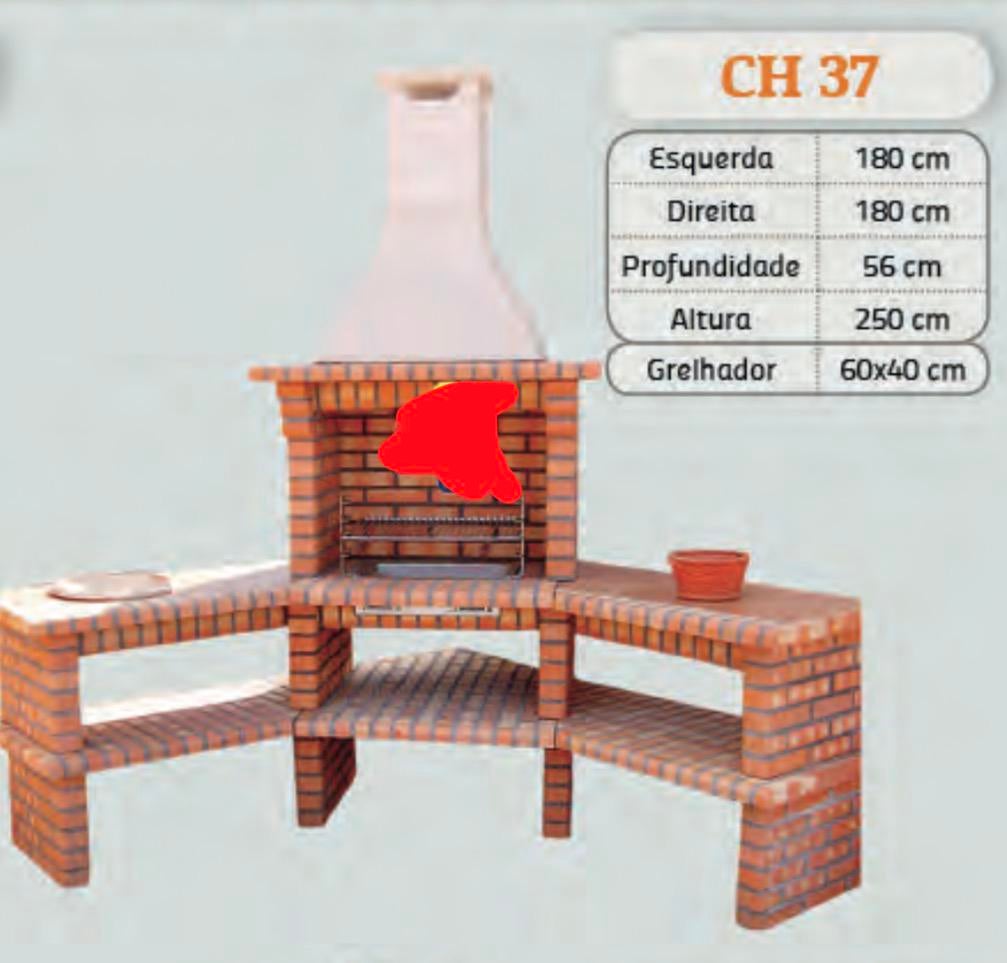 Luxe Steenoven Buitenkeuken - Hoekmodel Tuinhaard & Barbecue, Ophalen, Zo goed als nieuw, Houtskool, Vrijstaand