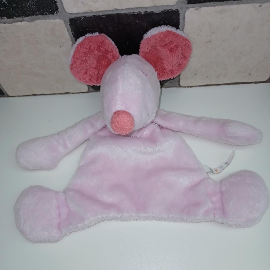 Mexx roze muis knisper doek knuffel., Muis, Overige merken, Ophalen of Verzenden, Zo goed als nieuw