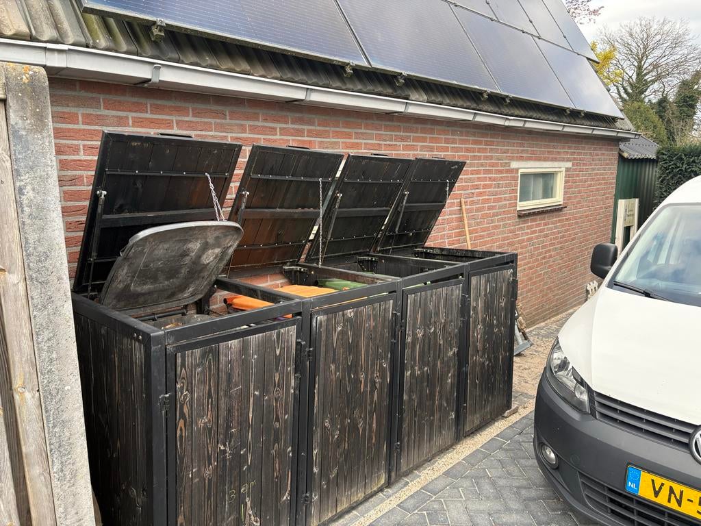 Container om kliko, Ophalen, Gebruikt